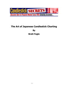 The Art of Japanese Candlestick Charting By Brett Fogle