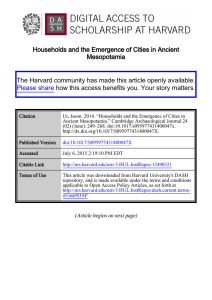 Ur 2014 CAJ Hou he Emergence of Cities - Dash