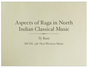 Aspects of Raga in North Indian Classical Music