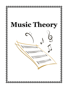 Music Theory - Fairbanks North Star Borough School District