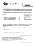 Movietyme Video Productions Photo Slideshow Planning Form