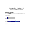 Transkriber Version 2.0