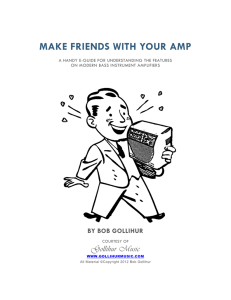 make friends with your amp
