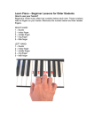 Learn Piano – Beginner Lessons for Older Students
