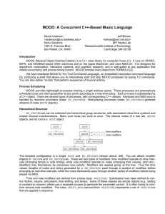MOOD: A Concurrent C++-Based Music Language