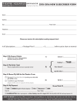 your order form