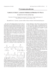 Synthesis of Chiral C2-symmetric Palladium and Rhodium SCS