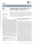 Photoelectron spectroscopic and computational study of the PtMgH3