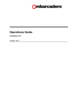 Operations Guide