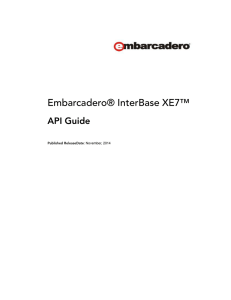 API Guide - Embarcadero