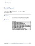 Crystal Reports