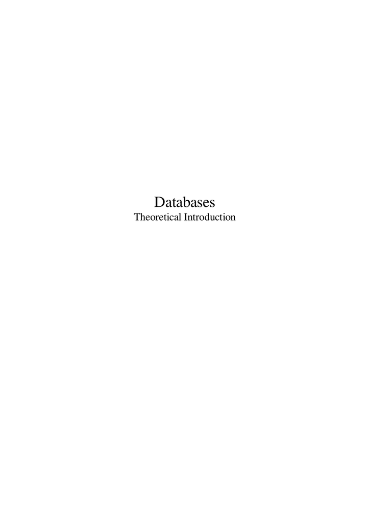 Databases Jb On Programming