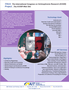 ICOSR - Applied Information Technologies