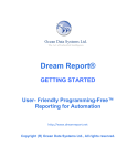 Dream Report by Ocean Data Systems