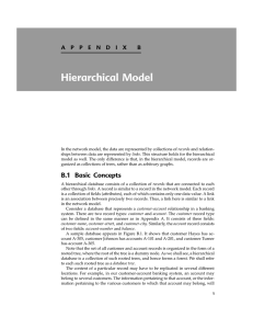 Hierarchical Model