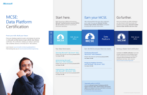 MCSE: Data Platform Certification