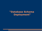 Database Schema Deployment