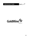 GoldMine 6.7 Administrator Guide