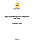 Symantec Endpoint Encryption Full Disk