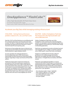 OneAppliance™ FlashCube™