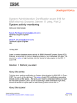 System Administration Certification exam 918 for IBM Informix