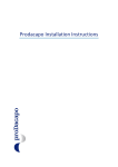 Prodacapo Installation Instructions