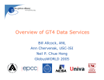 Overview of GT4 Data Services