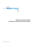 Websense Enterprise Explorer Log Database Maintenance