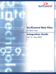 SurfControl Web Filter for Blue Coat Integration Guide