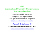 NIST Computational Chemistry Comparison