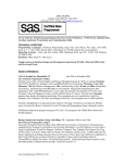 Anil Anand Resume - SAS Consultant Special Interest Group