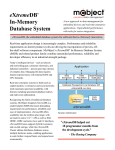 eXtremeDB® In-Memory Database System