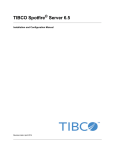 TIBCO Spotfire Server 6.5 ® Installation and Configuration Manual