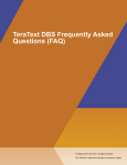 TeraText DBS Frequently Asked Questions (FAQ) 13.  All rights reserved.
