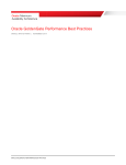 Oracle GoldenGate Performance Best Practices  ORACLE GOLDENGATE PERFORMANCE BEST PRACTICES