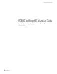 RDBMS to MongoDB Migration Guide