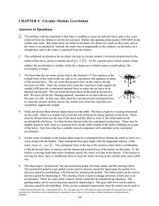 CHAPTER 5: Circular Motion - mrsmith-uls