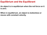 Equilibrium and the Equilibrant