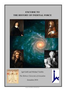 excurse to the history of inertial force