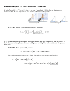 Physics 100 Group Session for Chapters 1 – 3