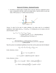 Homework 9 Problems – Rotational Dynamics