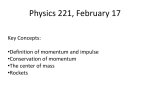 Physics 221, February 17