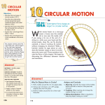 CIRCULAR MOTION - Science main page