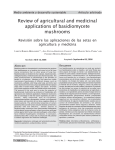 Review of agricultural and medicinal applications of basidiomycete