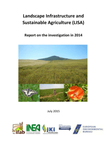 Landscape Infrastructure and Sustainable Agriculture (LISA)