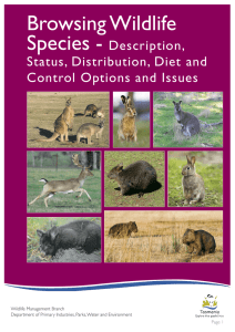 Browsing Wildlife Species - Department of Primary Industries, Parks