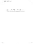 Piper: A Model Genus for Studies of Phytochemistry, Ecology, and