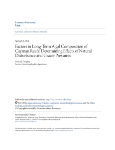 Factors in Long-Term Algal Composition of Cayman Reefs