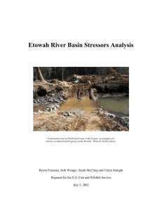 Etowah River Basin Stressors Analysis - Web8