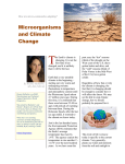 Microorganisms and Climate Change